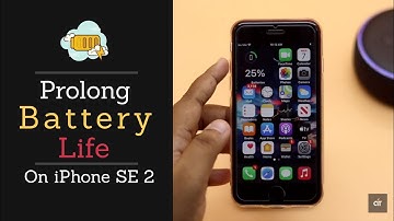 Prolong Battery Life on iPhone SE 2020 (5 Ways) | Fix iPhone SE Battery Draining issues