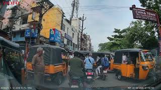 Two minutes of the usual crazy Indian traffic before 8 am - dashcam video. #onlyinindia #traffic 