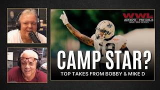 Barion Brown is surprise star of Saints camp, but is the hype real Bobby & Mike break down Day 7