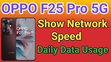 OPPO F25 Pro 5G Enable daily data Usage setting | How To Show Daily Data Usage Setting In OPPO F25