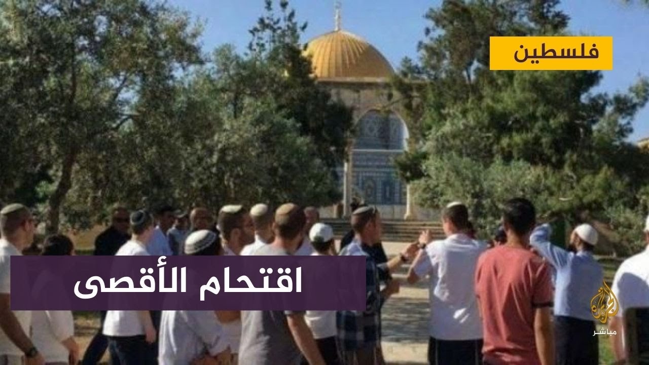 مجموعات من المستوطنين تقتحم باحات المسجد الأقصى تحت حماية قوات الاحنلال