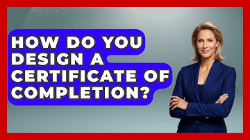 How Do You Design A Certificate Of Completion? - Graphic Design Nerd