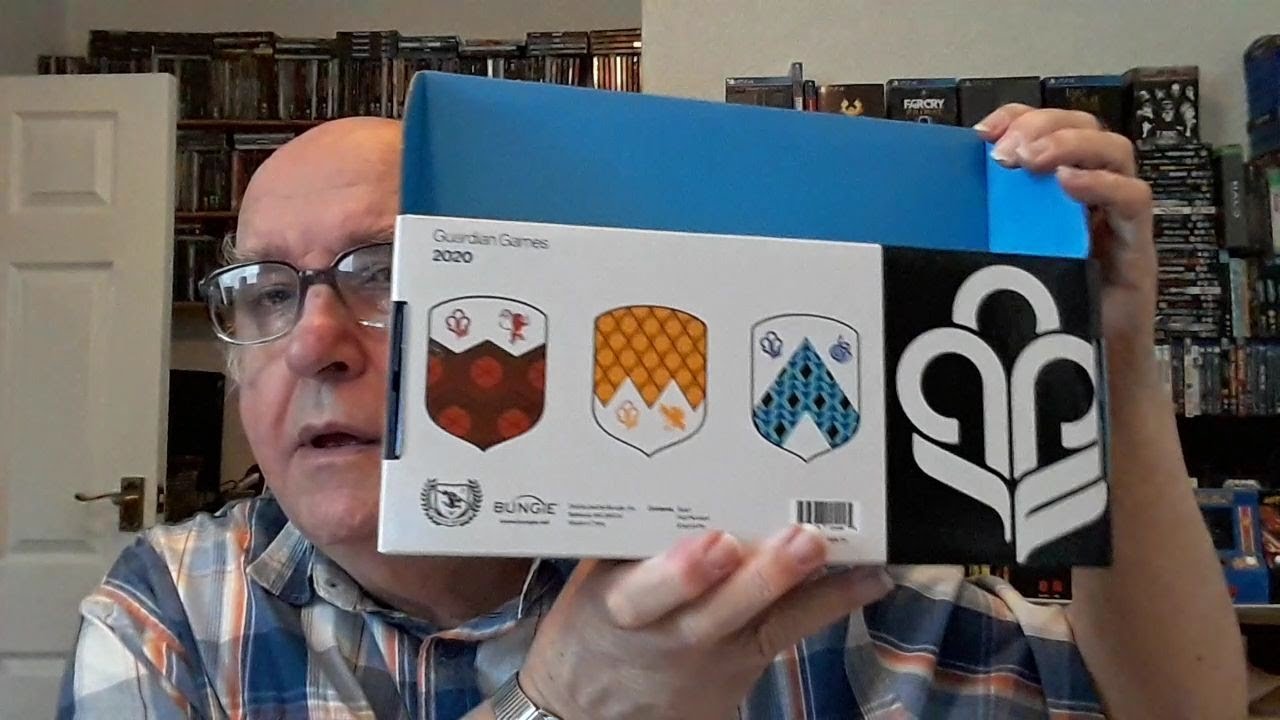 Destiny 2: Bungie Rewards Titan Guardian Games Box Unboxing - YouTube