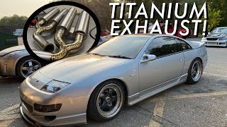Fabricating a custom titanium exhaust for 300ZX and sound test