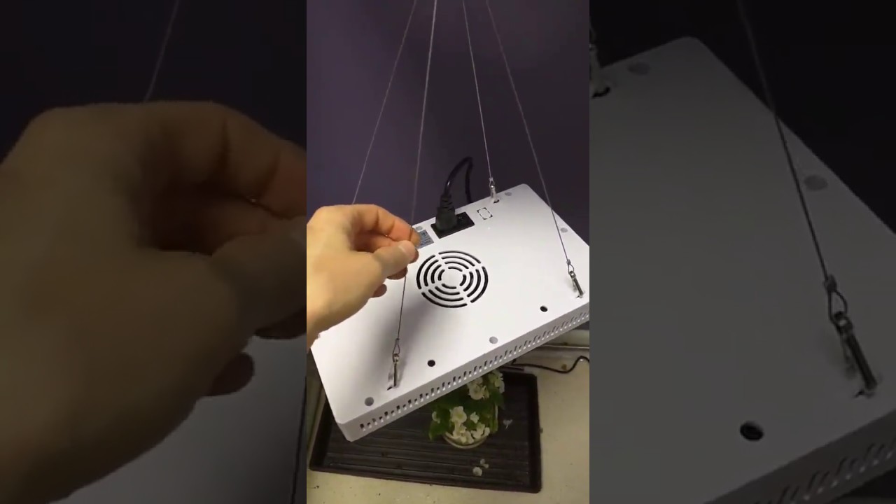 YGROW 600W LED Grow Light Full Spectrum Review, Nice compact grow light   you may need to attach to