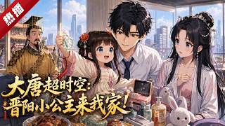 MULTI SUB《大唐超時空：晉陽小公主來我家！》晉陽小公主被一塊玉佩傳送到現代，被現代哥哥寵上天，天天喊著要吃肉，還帶著21世紀好物回大唐，李世民看懵了！ #AI #漫劇 #動漫 #無盡動漫社 screenshot 2