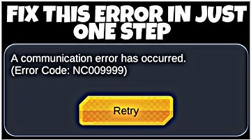 How To Fix NC009999 Communication Error In Dragon Ball Legends