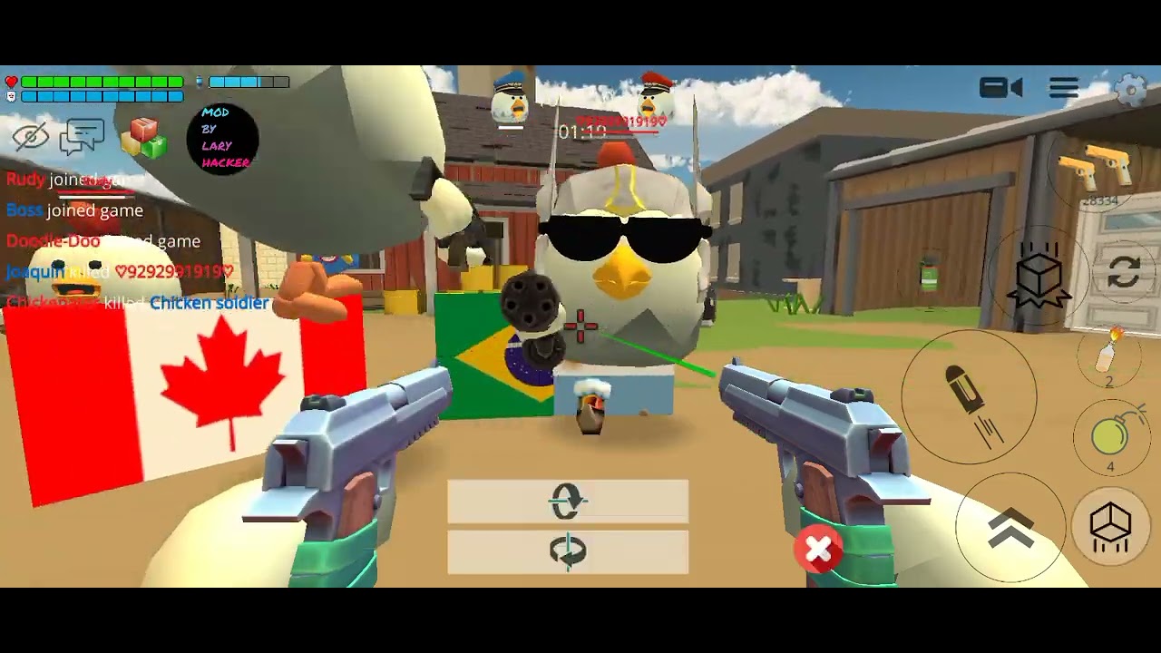 Stream Chicken Gun v2.9.0.1 Mod Menu by Lary Hacker - How to