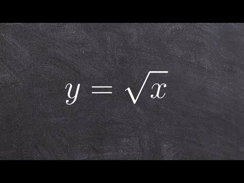 Learn the basics for graphing the parent graph of a radical equation