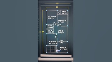 20*40 home plan | 800 sqft home design | column layout #home