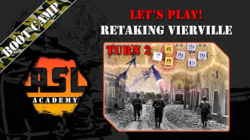 Advanced Squad Leader Tutorial # 19 - Lets Play! Retaking Vierville, Turn 2