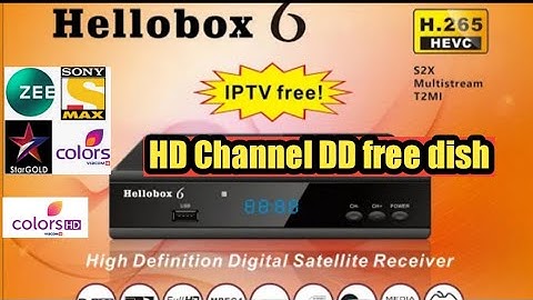 Hello Box6 Unboxing New Hello box 6 HD  Mpg4 Set top Box #dthdishinfo