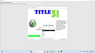 Title 31 software REQUEST MODULE training.