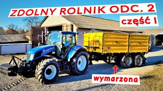 ZDOLNY ROLNIK MATEUSZ odc.2 (cz.1) - Zbudowali 16T Tandem Na Bazie Naczepy