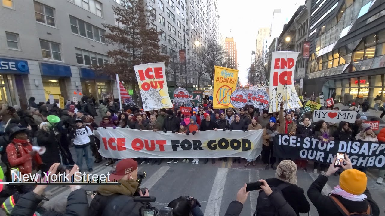 Standing Together: ICE Out Solidarity Rally and March in NYC January 23 2026