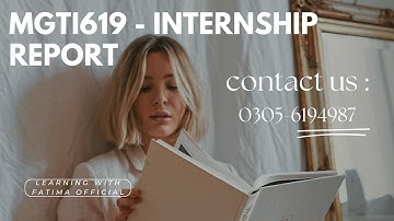 MGTI619 - Internship Report-Management/final year project spring 2024