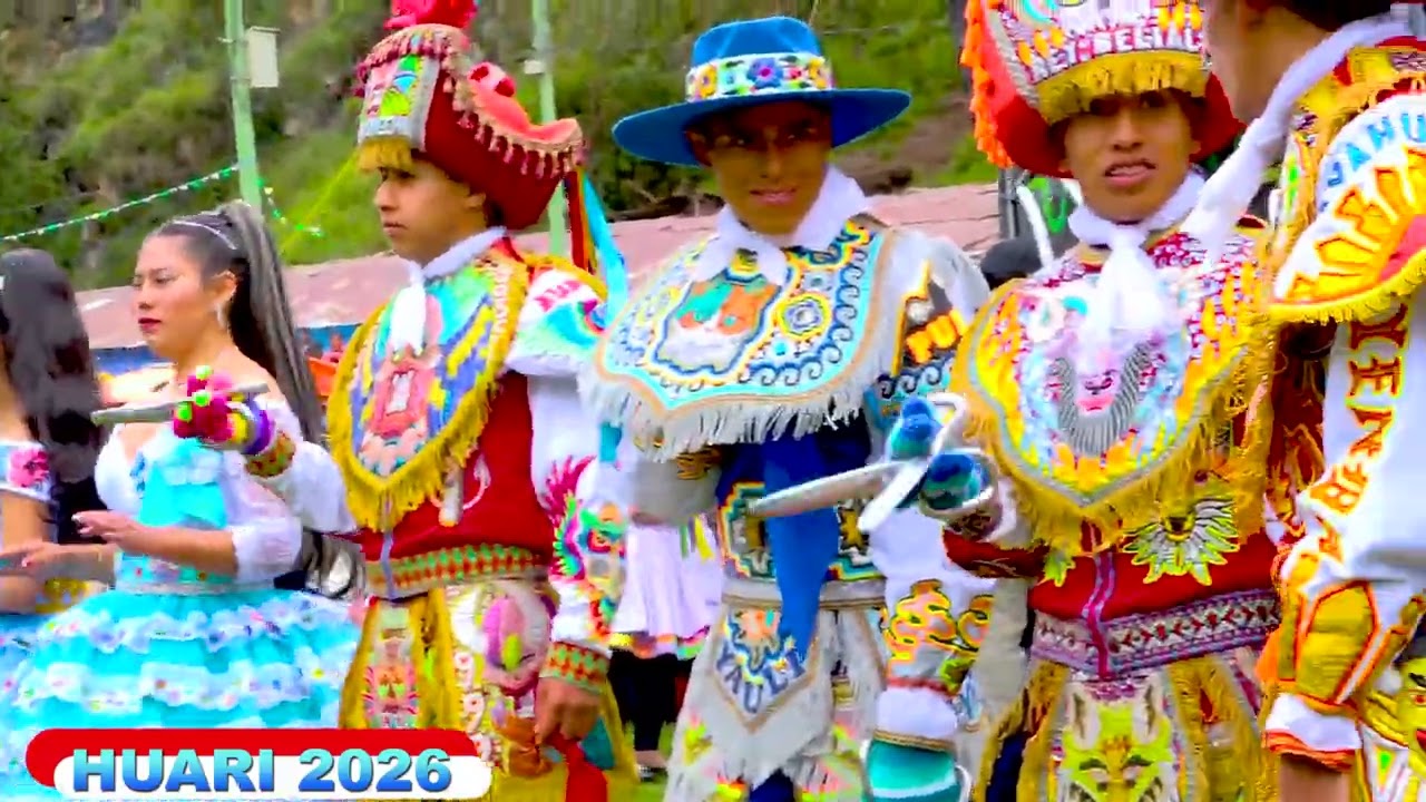 HUARI 2026  PRESENTACION DE LOS CUATRO BARRIOS  ™️Prod Mus Mercurio Cel 980602727