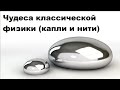 Чудеса классической физики (капли и нити)