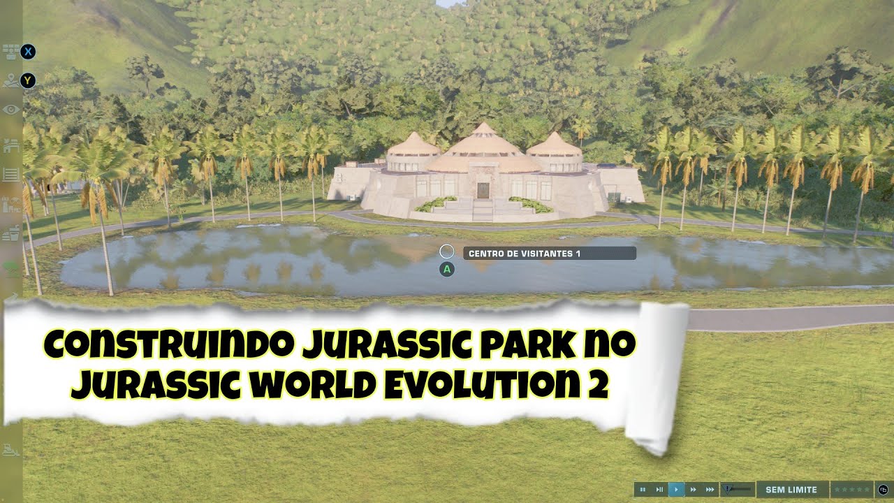 CONSTRUINDO JURASSIC PARK NO JURASSIC WORLD EVOLUTION 2 | EP 1 - YouTube