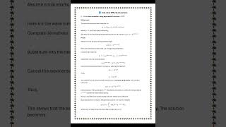 SOLVE HEAT EQUATION USING EXPONENTIAL SOLUTION | MSC 4TH SEMESTER | MOST IMP THEOREM #msc #exam