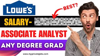 Lowe's Associate Analyst Recruitment 2023 | Latest Associate Analyst Off Campus Drive 2023