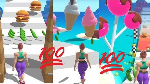 FAT 2 FIT MAX LEVELS 🍕🍔🍕 Gameplay Walkthrough All Leaves in Android