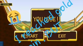 I reached gold coin BUT - Mad hill racing bluetooth screenshot 1