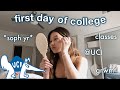 First day of college at uc irvine grwm  vlog