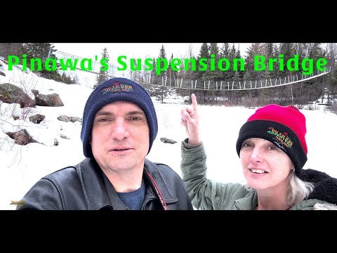Crossing Horizons: Pinawa's Suspension Bridge Adventure #PinawaSuspensionBridge
