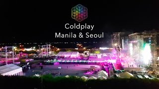 Coldplay Manila and Seoul Vlog