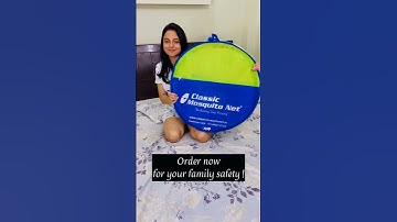 Check how Ms. Ayesha loved Classic mosquito net