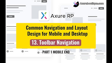 Common Navigation and Layout Design for Mobile and Desktop: 13.Toolbar Navigation
