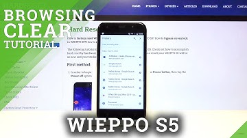 How to Delete All Browsing Data WIEPPO S5 –  Clear Cookies/History/Wipe Cache