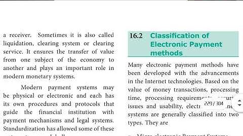 Xii std CA Ch 16 Electronic Payment system Introduction