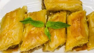 البوريك التركي والسر في خلطة التوريق والطعم غييير  Turkish borek