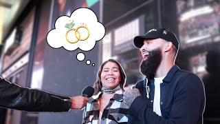 Muslim CONVINCES Young Couple to Get MARRIED! - TIMES SQUARE DAWAH!