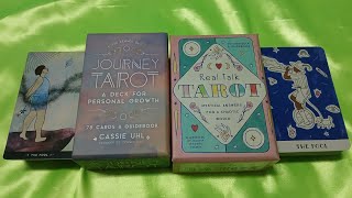 #deckcomparison The Zenned Out : Journey Tarot VS Real Talk Tarot