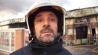 Incendio en la fábrica de embutidos Los Joaquines ( JL del Pozo ) 3/7/2014