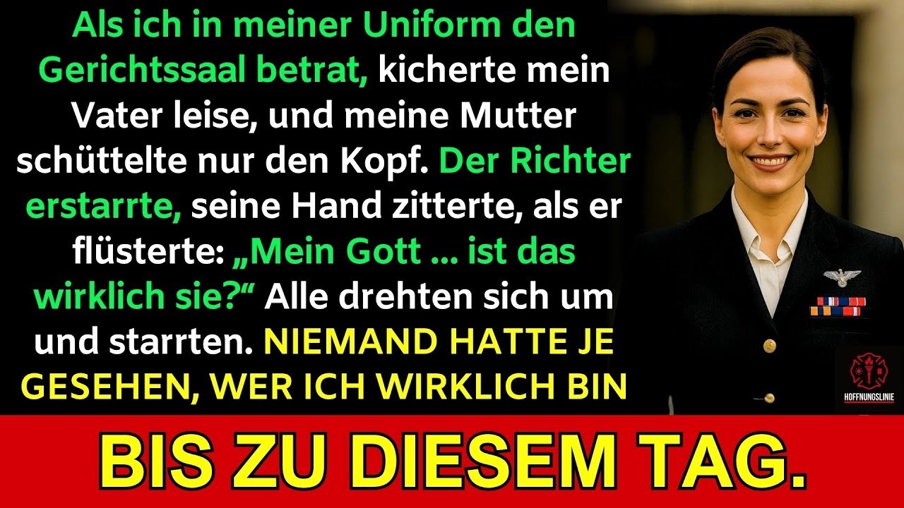 Ich betrat den Gerichtssaal in meiner Marineuniform – mein Vater lachte, aber der Richter…