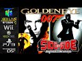 007 Goldeneye & Reloaded | Graphics Comparison | N64, XBLA, Wii, NDS, Xbox 360, PS3 | Side by Side