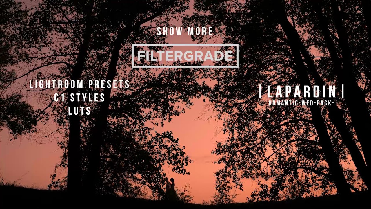 Lapardin - Romantic Wedding Pack Bundle C1 - Capture One styles | Lightroom presets | 3d luts