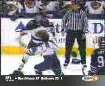 Ilya Kovalchuk vs Mike Comrie Hockey Fight