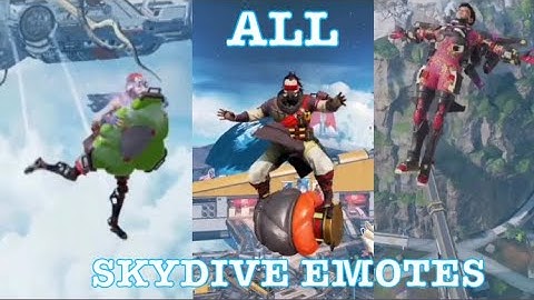 All Legacy Skydive Emotes in Apex Legends Season 9 Battlepass
