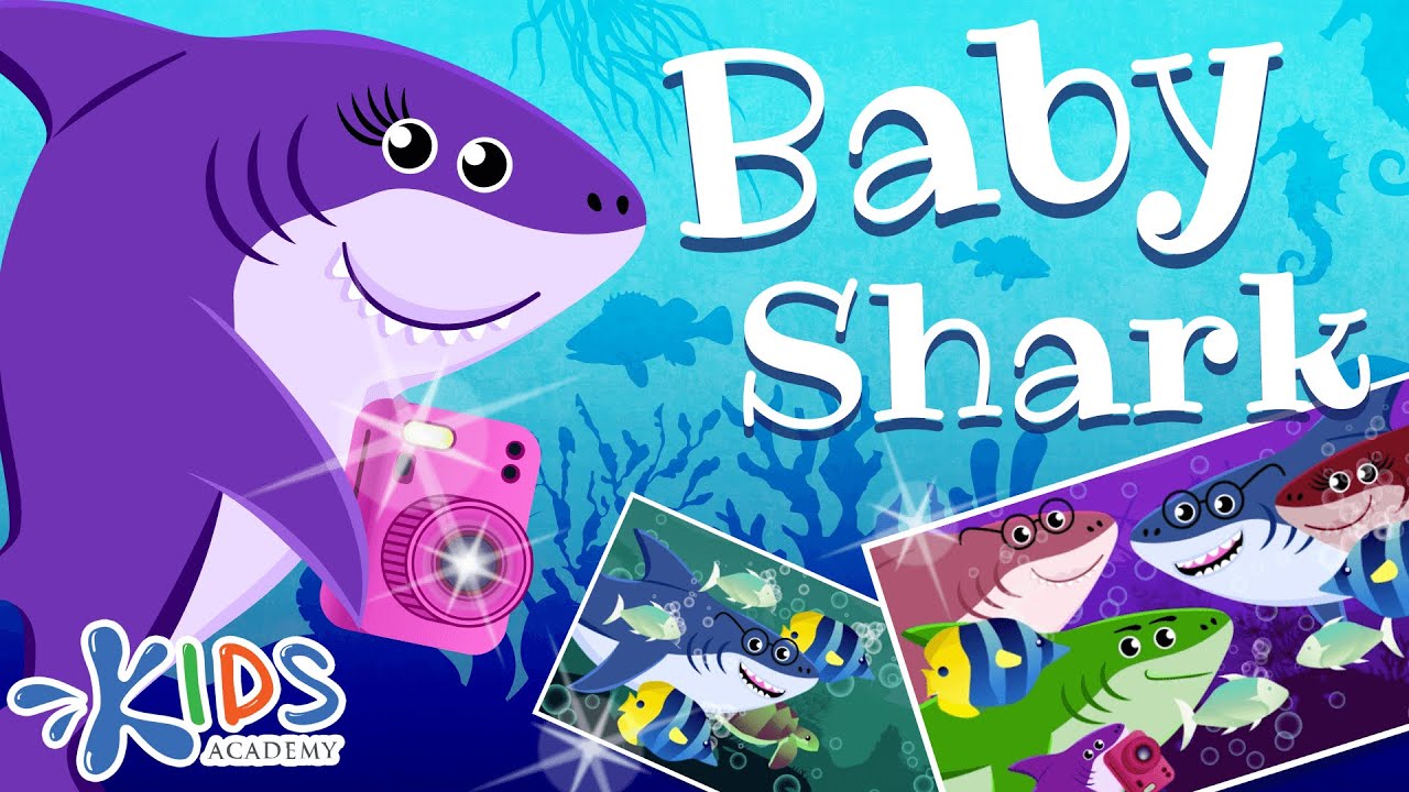 Baby Shark, Doo-doo, Doo-doo. Kids Songs and Nursery Rhymes - Kids Academy