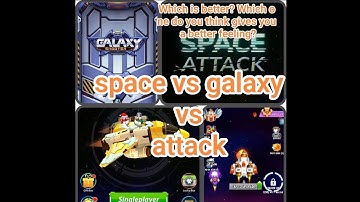 Space Shooter Galaxy attack vs galaxy attack vs galaxy shooter better Gameplay iOS And Android boss