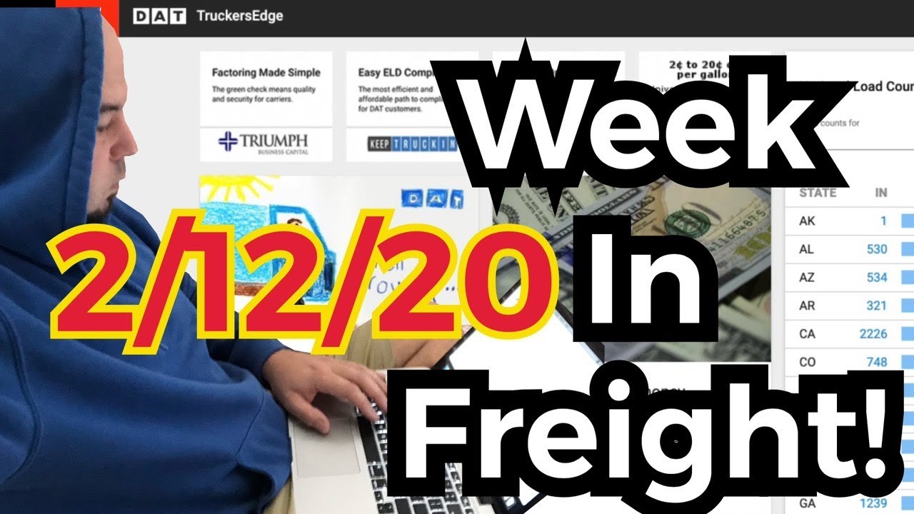 Spot Market Freight is hot here… | DAT TruckersEdge Pro 2-12-20
