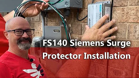 Installing an FS140 Siemens Surge Protector