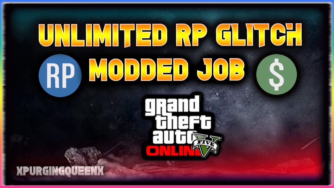 Unlimited RP Glitch Modded Job GTA 5 Online YouTube