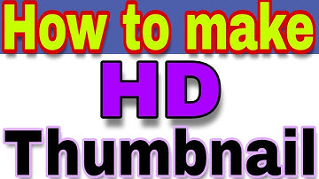 how to make hd thumbnail for youtube video | NR Teach (NRT)