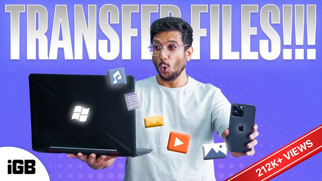 How to Transfer Files from iPhone to Windows PC and Vice Versa  🖥️ 📲 [2024]